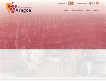 Tablet Screenshot of enoturismodearagon.com